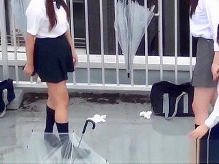 Japanese Peeing Nippon Porn Students Get Horny in Public