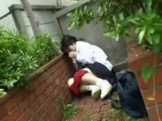 Nippon Schoolgirl Gets Fucked by a Gang of Horny Perverts in Her First Time