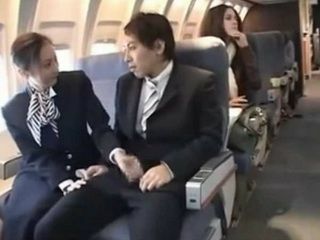Fucking the Japanese stewardess during the Tokyo-Bangkok flight's layover in Nippon's XXX porn