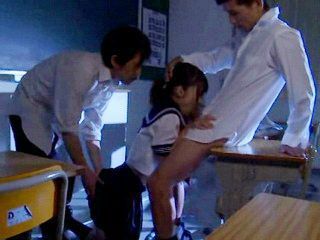 Yura's XXX Hidden Desire - Nippon Teacher's Forbidden Lesson goes Nuts with Cream Pie