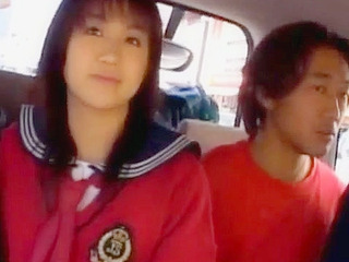 Airin Okui and Chick in School Uniform Pound Some Nippon Dick